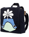 Coq en Pâte Whale Backpack by Mibo - 100% Organic Cotton (23x23x7.5 cm) Kindergarten Backpacks