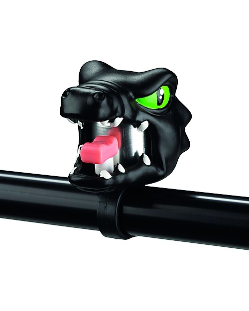 Crazy Safety Kids Bike Bell, Black Dragon - Riding Safely! Bicycle Accessories