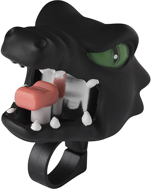 Crazy Safety Kids Bike Bell, Black Dragon - Riding Safely! Bicycle Accessories
