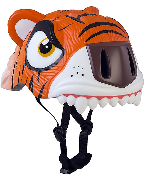 Crazy Safety Kids Bike Helmet, Orange Tiger - Colorful, Lightweight and Indestructible! Bicycle Helmets