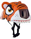Crazy Safety Kids Bike Helmet, Orange Tiger - Colorful, Lightweight and Indestructible! Bicycle Helmets