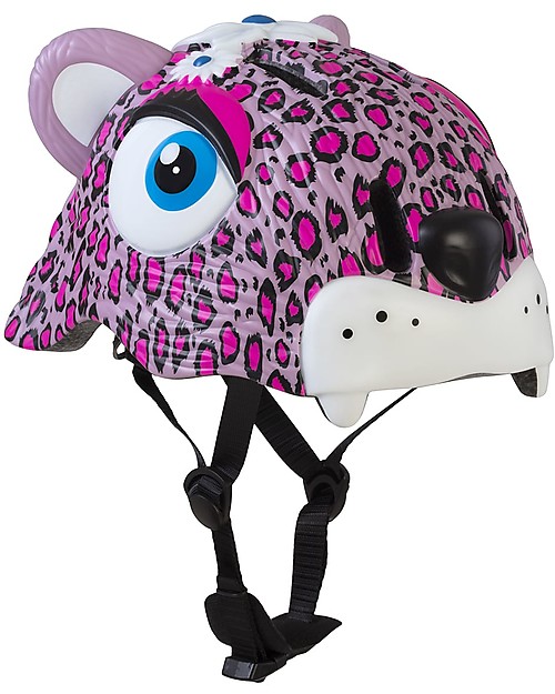 Crazy Safety Kids Bike Helmet, Pink Leopard - Colorful, Lightweight and Indestructible! Bicycle Helmets