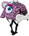 Crazy Safety Kids Bike Helmet, Pink Leopard - Colorful, Lightweight and Indestructible! Bicycle Helmets