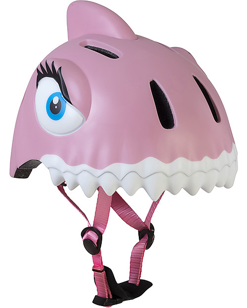 Crazy Safety Kids Bike Helmet, Pink Shark - Colorful, Lightweight and Indestructible! Bicycle Helmets