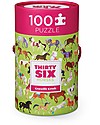 Crocodile Creek 100piece Puzzle in Canister with 36 Wonderful Horses! Puzzles