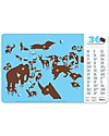 Crocodile Creek 2-sided Placemat, 36 Ice Age Animals - 28 x 43,5 cm Placemat