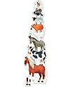 Crocodile Creek 36piece Puzzle in Canister,Barnyard - A Tower of Animals! Puzzles