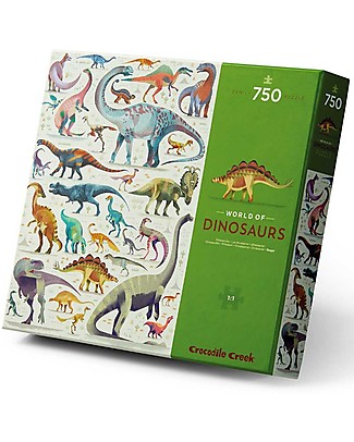 Crocodile Creek 750 Pieces Puzzle - Word of Dinosaurs Puzzles