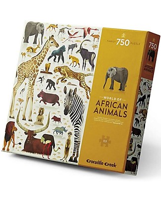 Crocodile Creek 750 Pieces Puzzle - World of African Animals Puzzles