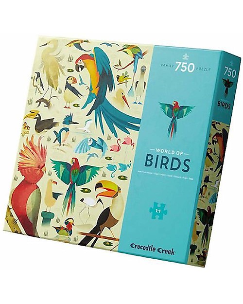 Crocodile Creek 750 Pieces Puzzle - World of Birds Puzzles