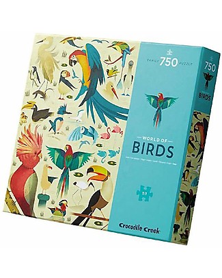 Crocodile Creek 750 Pieces Puzzle - World of Birds Puzzles
