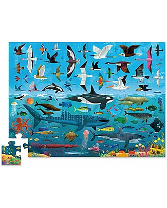 Crocodile Creek Above and Below 48 pcs Puzzle - Sea and Sky Wall Stickers