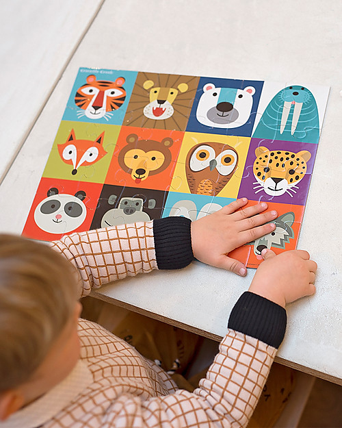 Crocodile Creek Animalia Puzzle - 24 pieces - Many Cheerful Animals to Learn! Puzzles