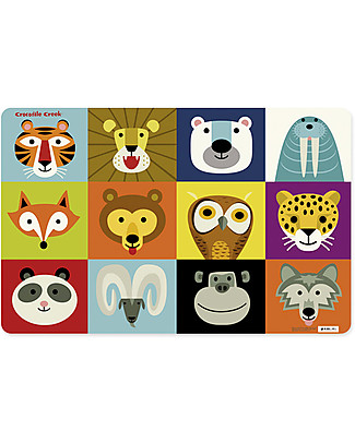 Crocodile Creek Animals Placemat - 28 x 43,5 cm Meal Sets