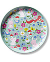 Crocodile Creek Baby Plate 19.5 cm - Backyard Friends - Free from BPA, PVC, phthalates or lead! Bowls & Plates