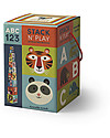 Crocodile Creek Cardboard Nesting Blocks, Animalia 123 - 1 meter tall! Creative Toys