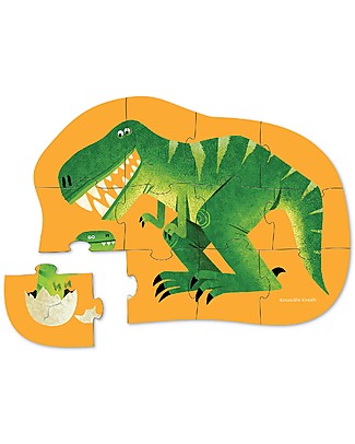 Crocodile Creek Mini Shaped Box Puzzle Just Hatched - 12 pieces! Board Games