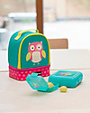 Crocodile Creek Set of 2 Snack Keepers, Owl - 7.50 x 9 x 5 cm Thermal Containers