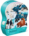 Crocodile Creek Shaped Puzzle Artic Animal - 72 pieces - Wonderful Illustrated Box and Great Gift Idea! Puzzles