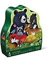 Crocodile Creek Shaped Puzzle Forest Friend - 36 pieces - Wonderful Illustrated Box and Great Gift Idea! Puzzles