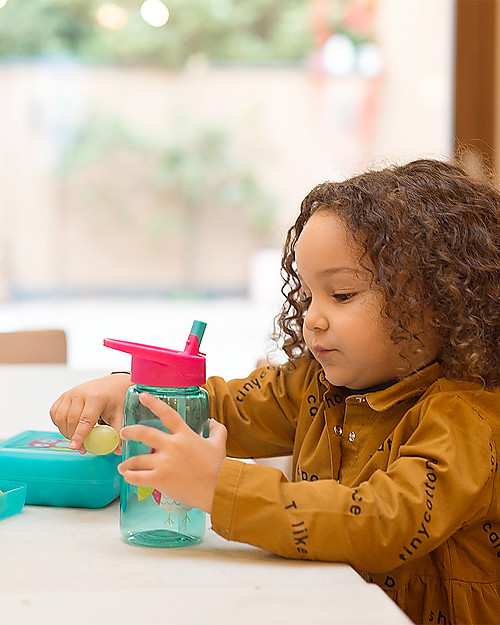 Crocodile Creek Tritan Children’s Drinking Bottle 500 ml, Owl - Safe and recyclable! Non-Thermal Water Bottles