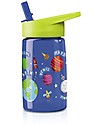 Crocodile Creek Tritan Children’s Drinking Bottle 500 ml, Solar System - Safe and recyclable! Non-Thermal Water Bottles