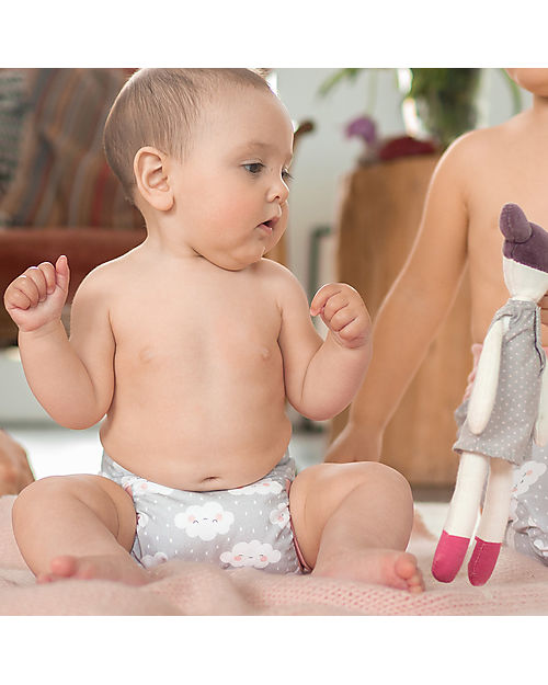 Culla di Teby Bio Pants - Nuvolette - Washable Diaper Washable Nappies