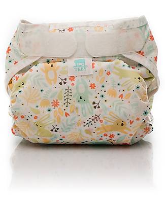 Culla di Teby Cover for Fitted Diaper - Happy Rabbits Washable Nappies