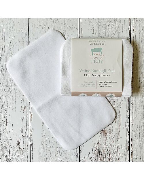 Culla di Teby Veline raccogli feci lavabili - 6 pezzi Washable Nappies