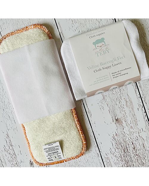 Culla di Teby Veline raccogli feci lavabili - 6 pezzi Washable Nappies