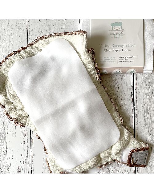 Culla di Teby Veline raccogli feci lavabili - 6 pezzi Washable Nappies