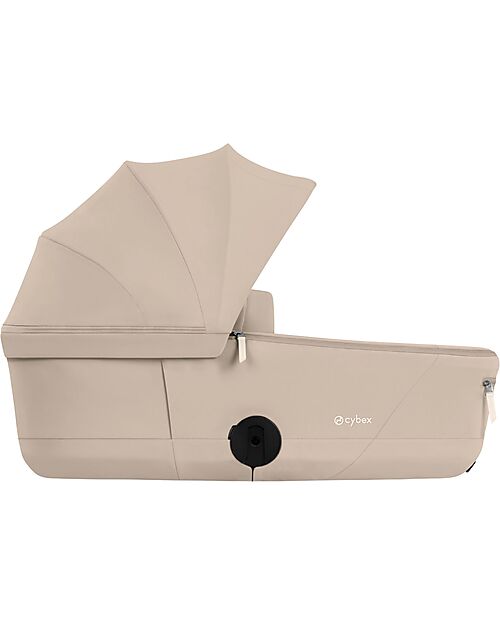 Cybex 2-in-1 Coya Stroller with Carrycot - Cozy Beige - Matt Black frame - From Birth to 4 Years Lights Strollers