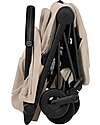 Cybex 2-in-1 Coya Stroller with Carrycot - Cozy Beige - Matt Black frame - From Birth to 4 Years Lights Strollers