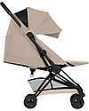 Cybex 2-in-1 Coya Stroller with Carrycot - Cozy Beige - Matt Black frame - From Birth to 4 Years Lights Strollers