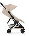 Cybex 2-in-1 Coya Stroller with Carrycot - Cozy Beige - Matt Black frame - From Birth to 4 Years Lights Strollers