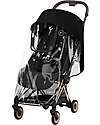Cybex 2-in-1 Coya Stroller with Carrycot - Sepia Black - Rosegold Frame - From Birth to 4 Years Lights Strollers