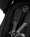Cybex 2-in-1 Coya Stroller with Carrycot - Sepia Black - Rosegold Frame - From Birth to 4 Years Lights Strollers