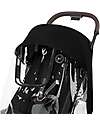 Cybex 2-in-1 Coya Stroller with Carrycot - Sepia Black - Rosegold Frame - From Birth to 4 Years Lights Strollers