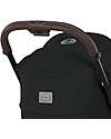 Cybex 2-in-1 Coya Stroller with Carrycot - Sepia Black - Rosegold Frame - From Birth to 4 Years Lights Strollers