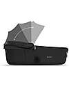 Cybex 2-in-1 Coya Stroller with Carrycot - Sepia Black - Rosegold Frame - From Birth to 4 Years Lights Strollers