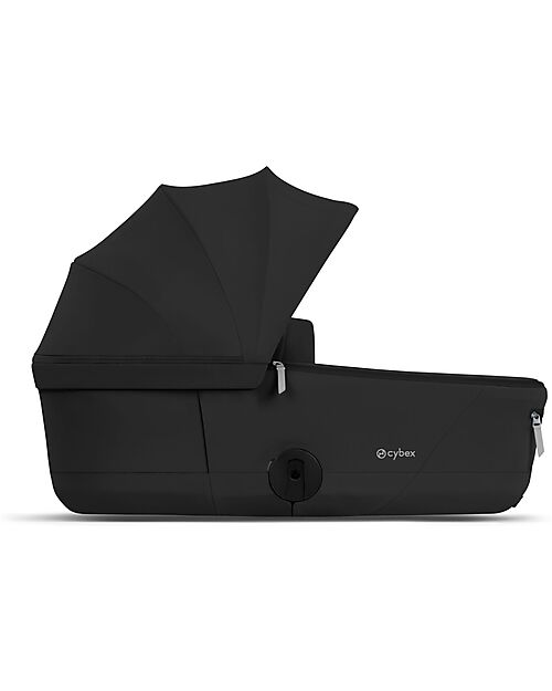 Cybex 2-in-1 Coya Stroller with Carrycot - Sepia Black - Rosegold Frame - From Birth to 4 Years Lights Strollers