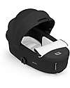 Cybex 2-in-1 Coya Stroller with Carrycot - Sepia Black - Rosegold Frame - From Birth to 4 Years Lights Strollers
