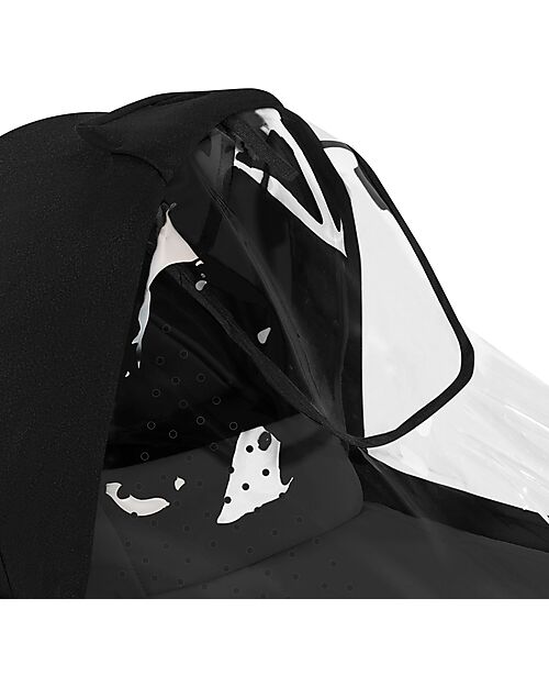 Cybex 2-in-1 Coya Stroller with Carrycot - Sepia Black - Rosegold Frame - From Birth to 4 Years Lights Strollers