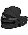 Cybex 2-in-1 Coya Stroller with Carrycot - Sepia Black - Rosegold Frame - From Birth to 4 Years Lights Strollers