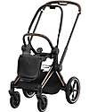 Cybex 3 in 1 Priam4 Platinum Stroller - Seat Pack + Car Seat + Carry Cot - Rose Gold and Soho Grey Trio and Duo Strollers