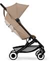 Cybex Agis Stroller - Almond Beige - Black Frame - from 6 months to 4 years - Compatible with Hand Luggage Lights Strollers