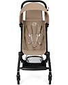Cybex Agis Stroller - Almond Beige - Black Frame - from 6 months to 4 years - Compatible with Hand Luggage Lights Strollers