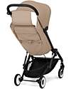Cybex Agis Stroller - Almond Beige - Black Frame - from 6 months to 4 years - Compatible with Hand Luggage Lights Strollers