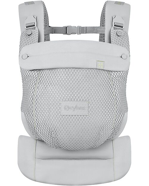 Cybex Amya Baby Carrier - Fog Grey - from Birth to 15 Kg - Adapts to Your Baby's Body Baby Carriers