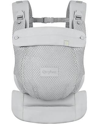 Cybex Amya Baby Carrier - Fog Grey - from Birth to 15 Kg - Adapts to Your Baby's Body Baby Carriers